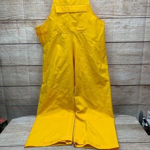 Stansport Yellow Bib Rain Overalls Pants Style No 2012 Size‎ M Waterproof